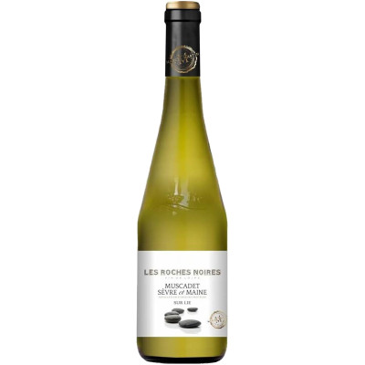 Вино Les Roches Noires Muscadet Sevre et Maine AOC Sur Lie белое сухое 12%, 750мл