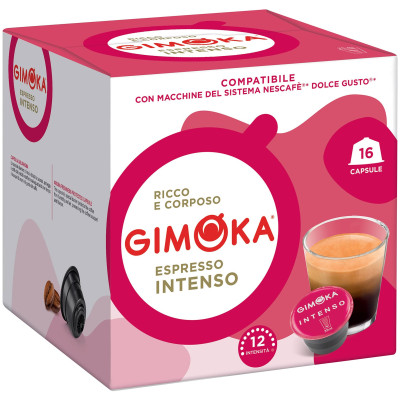 Кофе в капсулах Gimoka Dolce Gusto Espresso Intenso, 16х112г