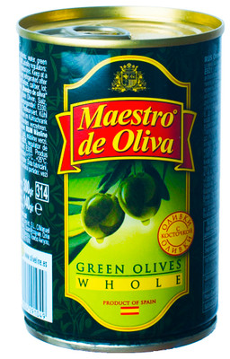 Оливки Maestro de Oliva с косточкой, 300г