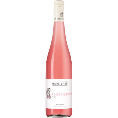 Вино Hans Baer Pinot Noir Rose ординарное розовое полусухое, 750мл