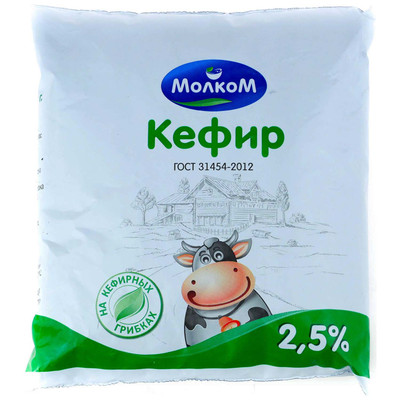 Кефир Молком 2.5%, 500мл