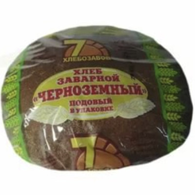 Хлеб Хлебозавод №7 Чернозёмный заварной нарезка, 650г