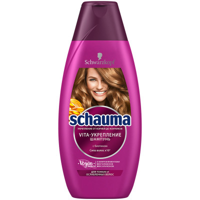 Шампунь Schauma Vita-Укрепление для тонких и ослабленных волос, 380мл