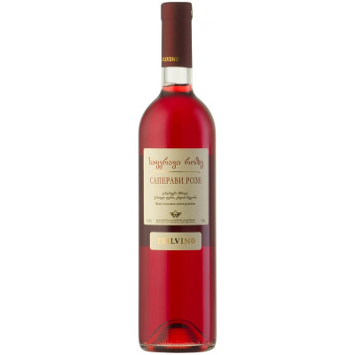 Вино Тбилвино Саперави Розе столовое розовое сухое 13,5%, 750мл