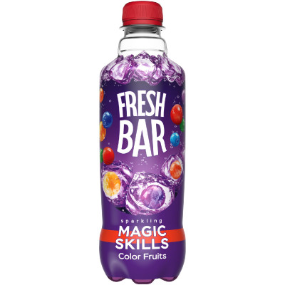 Напиток безалкогольный Fresh Bar Magic Skills сильногазированный, 480мл