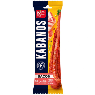 Колбаски Мясницкий Ряд Kabanos Bacon сырокопченые, 60г