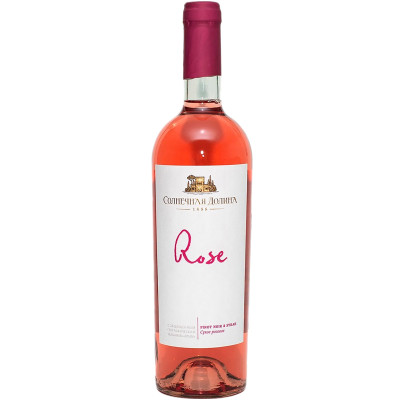Вино Розе Солнечной Долины розовое сухое 12.5%, 750мл