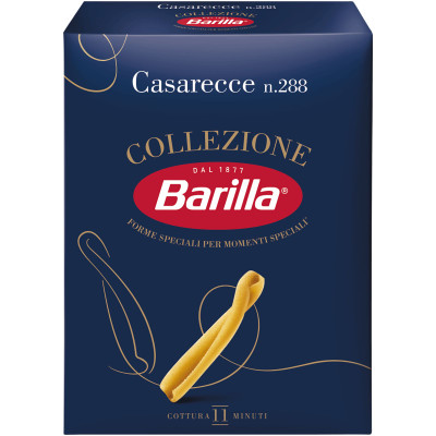 Изделия макаронные Barilla Casarecce из твёрдых сортов пшеницы группа А высший сорт, 450г