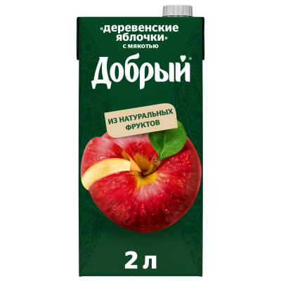 Нектар Добрый яблочный, 2л