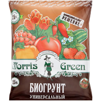 Биогрунт Morris Green универсальный торфяной, 2.5 л