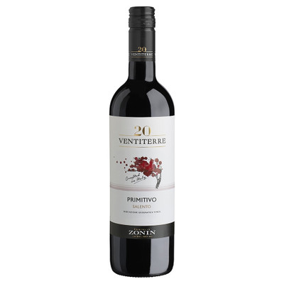 Вино Zonin Primitivo Salento красное сухое, 750мл