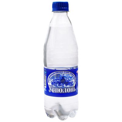 Вода минеральная Усполонь питьевая лечебно-столовая газированная, 500мл