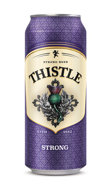 Пиво Thistle Strong светлое фильтрованное 7.7%, 500мл