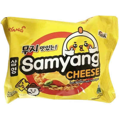 Лапша Samyang Чиз Рамен сублимированная со вкусом сыра, 120г