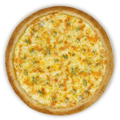 Пицца Четыре сыра «Много лосося», 275г