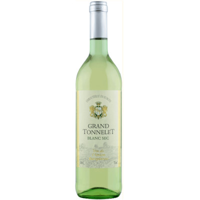 Вино Grand Tonnelet ординарное белое сухое, 750мл
