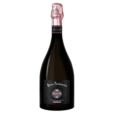 Вино игристое Наследие Мастера Левъ Голицынъ Коронационное розовое сухое 11%, 750мл