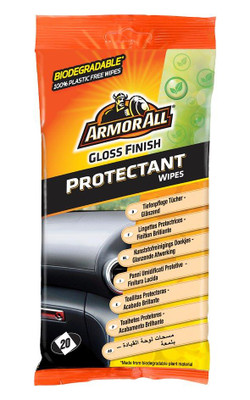 Салфетки для приборной панели Armorall All Protectant Wipes Gloss Finish глянцевый эффект, 20шт