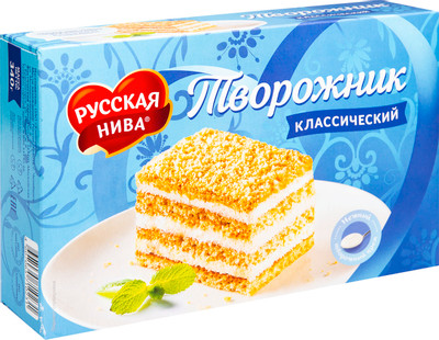 Торт Русская Нива Творожник классический, 340г