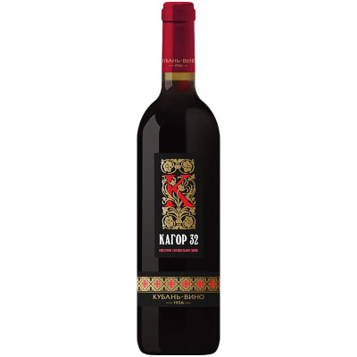 Вино Кубань вино Кагор 32 российское ликерное десертное 16%, 700мл