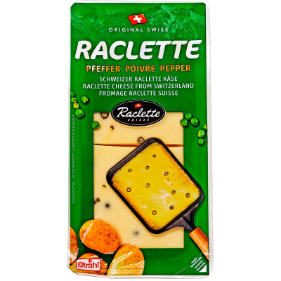 Сыр Strahl Раклет с зеленым перцем 45%, 200г