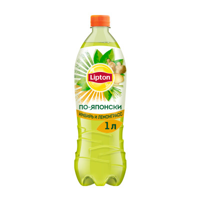 Холодный чай Lipton Имбирь-Лемонграсс, 1л