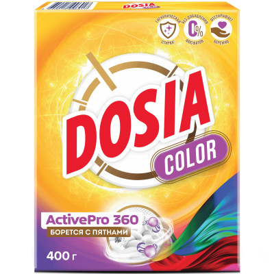 Порошок Dosia Optima Color для стирки, 400г