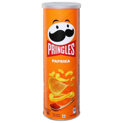 Чипсы Pringles картофельные со вкусом паприки, 165г