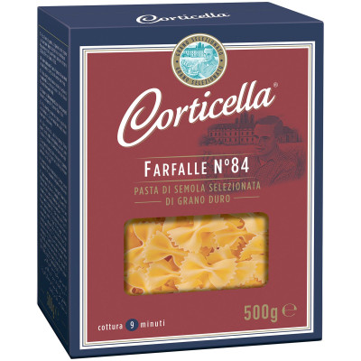 Макароны Corticella Farfalle №84, 500г