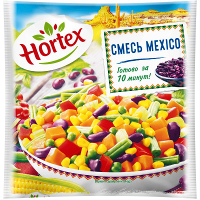 Смесь овощная Hortex Mexico быстрозамороженная, 400г