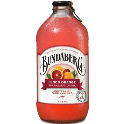 Напиток Bundaberg Blood orange красный апельсин безалкогольный газированный, 375мл