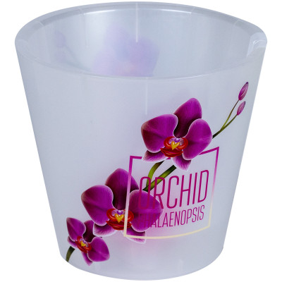 Горшок для цветов InGreen Фиджи Орхидея Деко D160мм, 1.6л