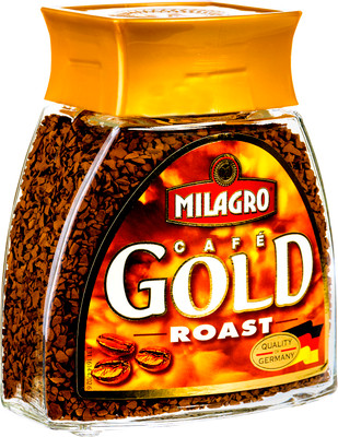 Кофе Milagro Gold Roast натуральный растворимый, 100г