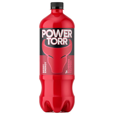 Напиток энергетический Power Torr Red безалкогольный газированный, 1л