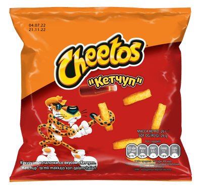 Кукурузные снеки Cheetos Кетчуп 26г
