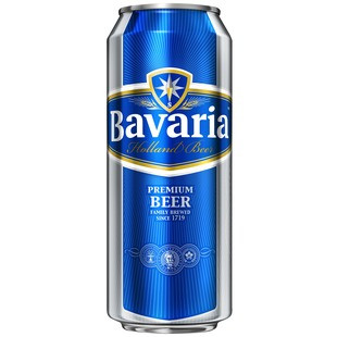 Пиво Bavaria Премиум пилсенер светлое 4.9%, 450мл