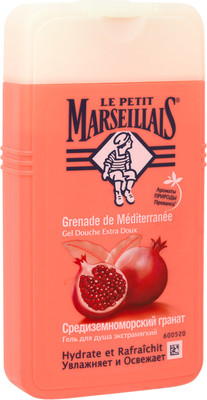 Гель Le Petit Marseillais для душа Средиземноморский гранат, 250мл