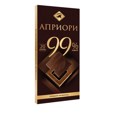 Шоколад горький Априори 99%, 100г