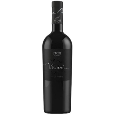 Вино Stobi Verdot Private Reserve красное сухое 14%, 750мл