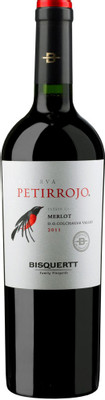 Вино Bisquertt Petirrojo Reserva Merlot красное сухое 13.5%, 750мл