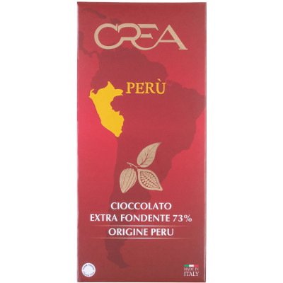 Шоколад Crea Origin Peru горький 73% какао, 100г