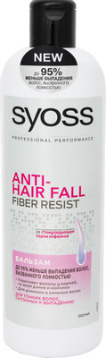 Бальзам Сьёсс Anti-Hair Fall Fiber Resist 95 для тонких волос склонных к выпадению, 500мл