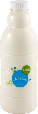 Молоко Лосево питьевое пастеризованное 2.5%, 1л