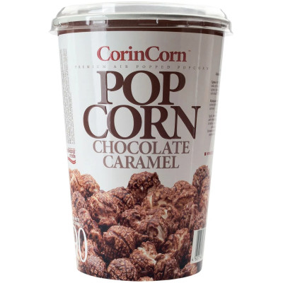 Попкорн CorinCorn Шоколадный сладкий, 90г