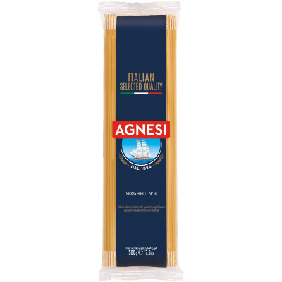 Макароны Agnesi Spaghetti №3, 500г