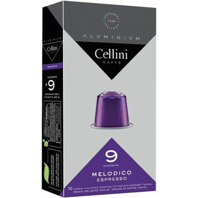 Кофе в капсулах Cellini Melodico жареный молотый, 165г