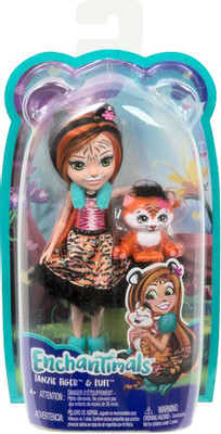 Кукла Enchantimals Tanzie Tiger со зверушкой FNH22 в ассортименте