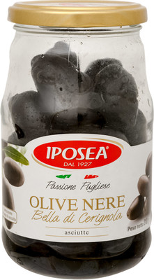 Маслины Iposea Bella di Cerignola с косточкой, 310г