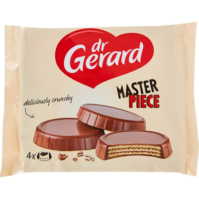 Вафли Dr. Gerard в молочном шоколаде с какао-кремом, 114г