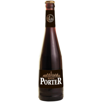 Пиво Porter тёмное фильтрованное пастеризованное 8.5%, 500мл
